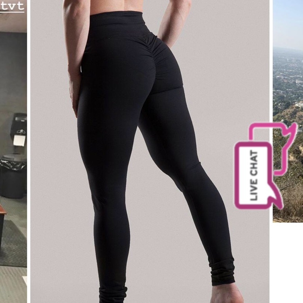 Abs2b black 7/8 leggings Marilyn high rise